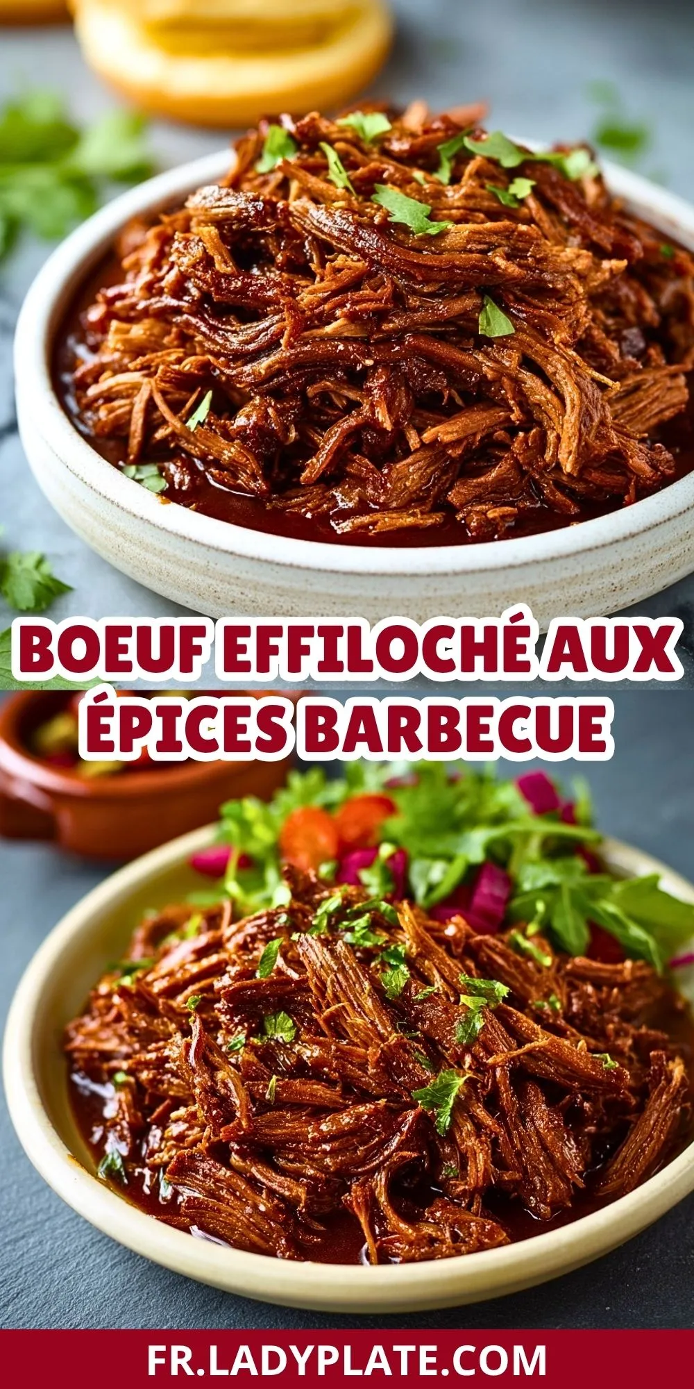 Boeuf Effiloché aux Épices Barbecue (1)