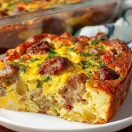 Casserole de Petit Déjeuner aux Saucisses