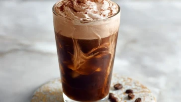 Crème Froid Au Chocolat Et Café