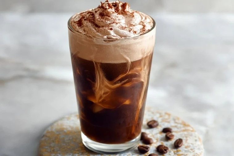 Crème Froid Au Chocolat Et Café