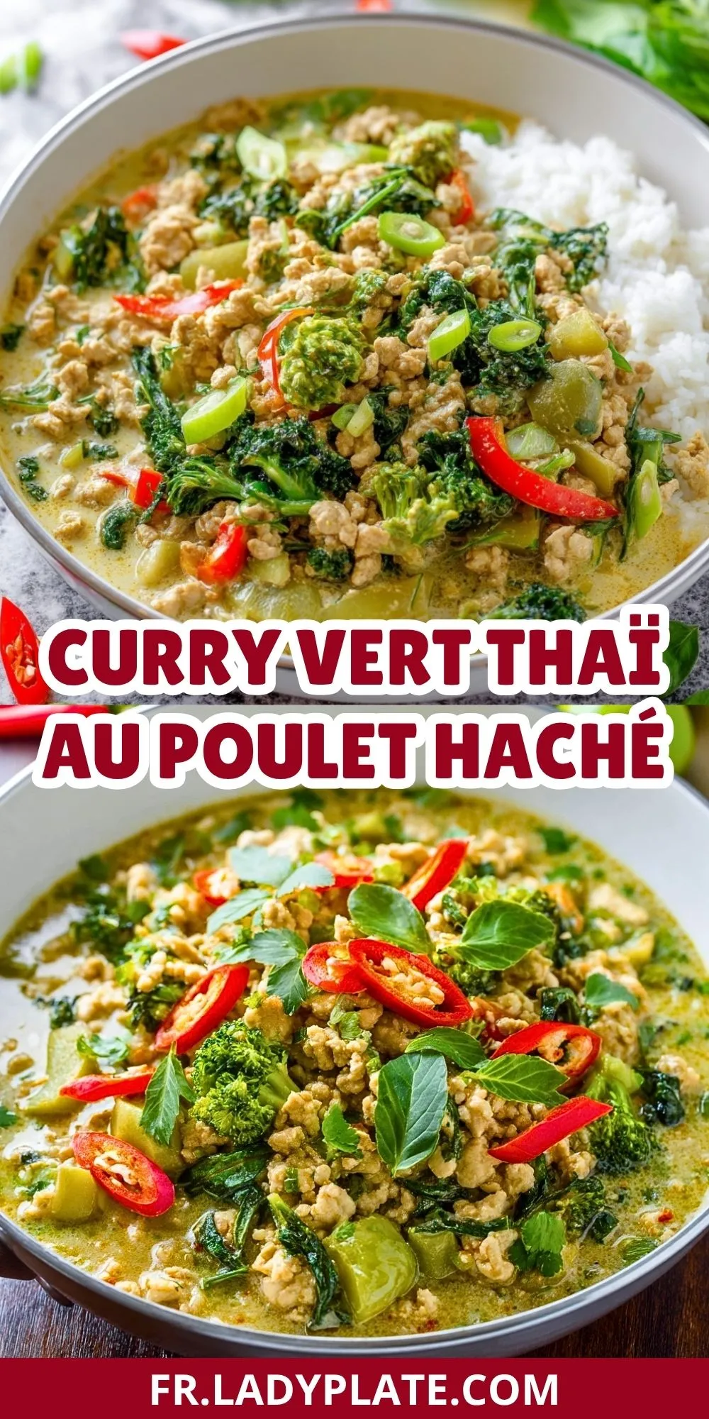 Curry Vert Thaï Au Poulet Haché (2)