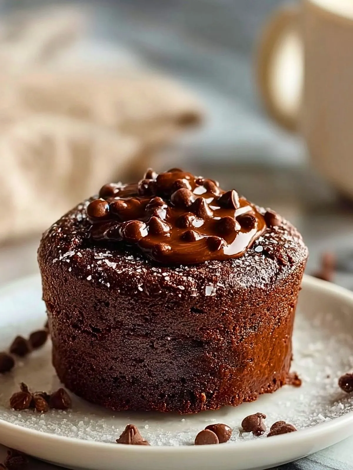 Gâteau Au Chocolat Dans Une Tasse Sans Gluten (1)