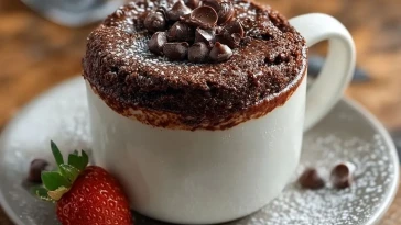 Gâteau Au Chocolat Dans Une Tasse Sans Gluten