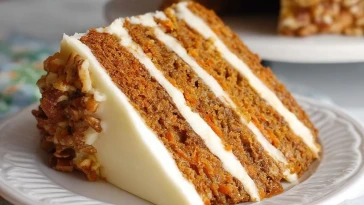 Gâteau Aux Carottes En Etages