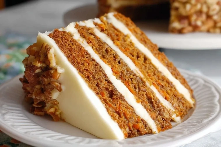 Gâteau Aux Carottes En Etages