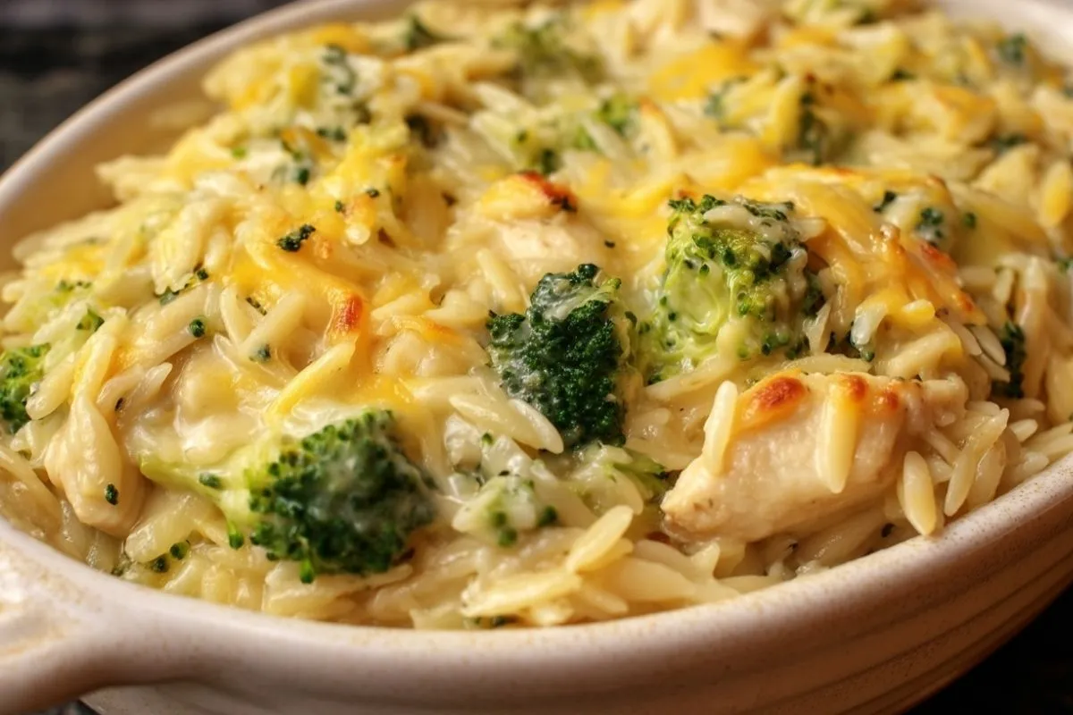Gratin De Poulet Crèmeux Au Brocoli Et Orge