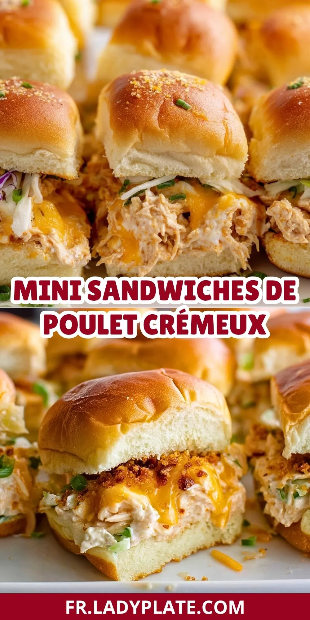 Mini Sandwiches De Poulet Crémeux (1)