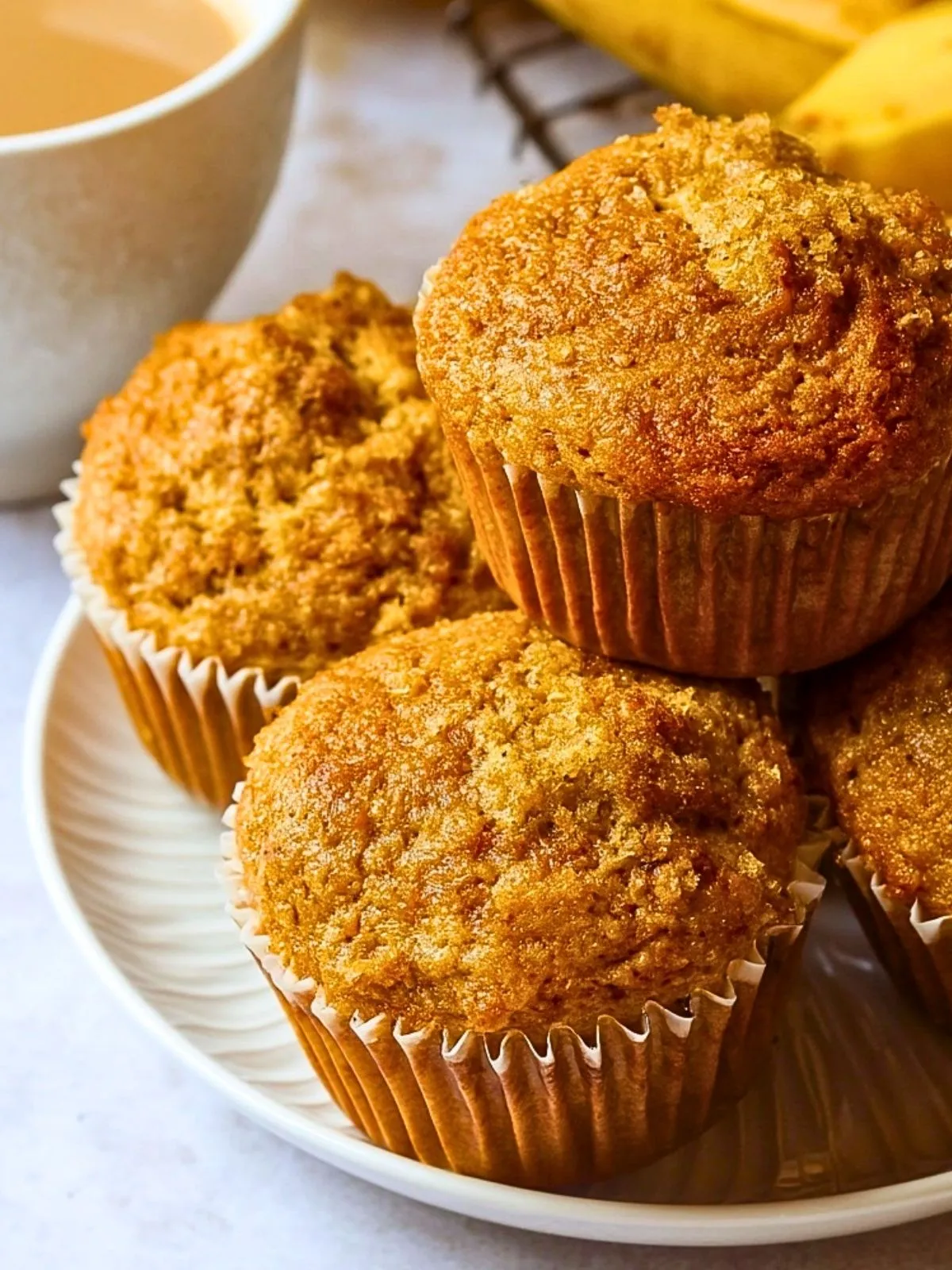Muffins Aux Bananes Et Sucre Brun Irrésistibles (1)