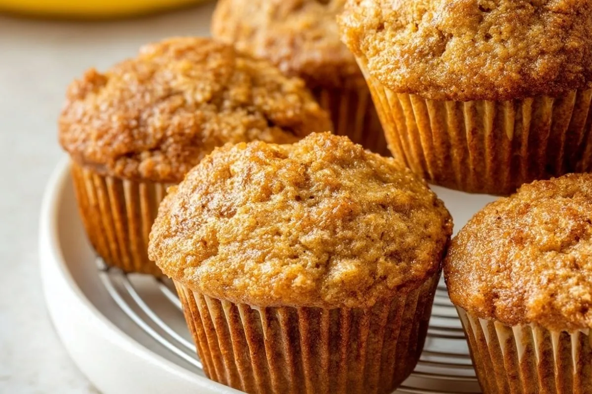 Muffins Aux Bananes Et Sucre Brun Irrésistibles