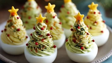 Oeufs Durs En Arbre De Noël