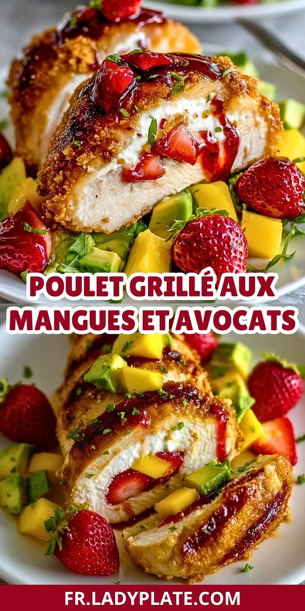 Poulet Grillé aux Mangues et Avocats (2)