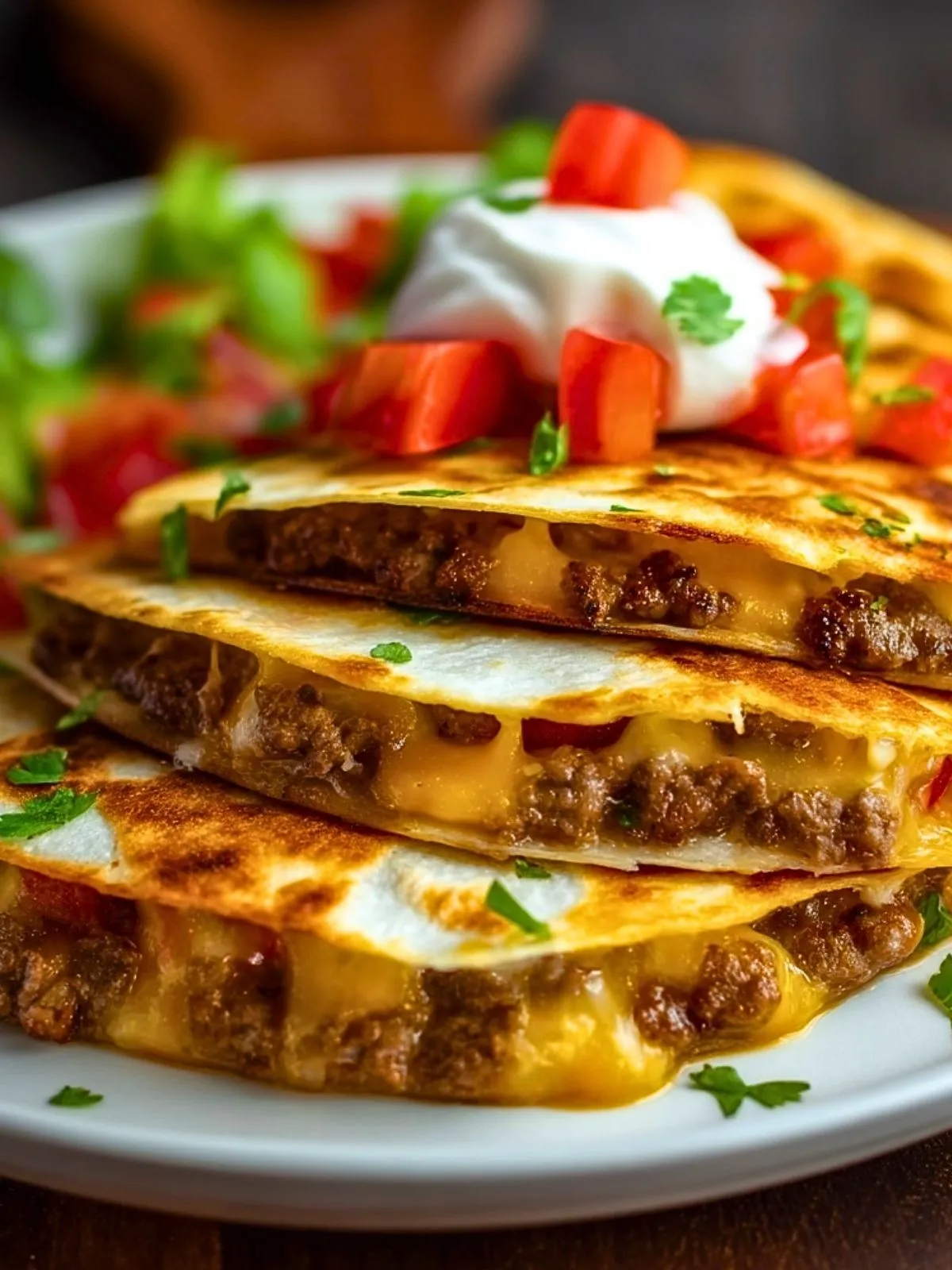 Quesadilla Au Cheeseburger Légère (1)