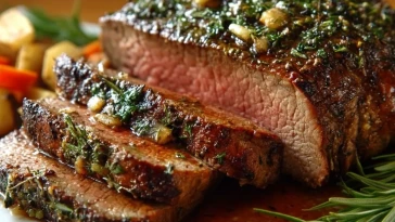 Rôti De Bœuf Aux Herbes Pour Noël