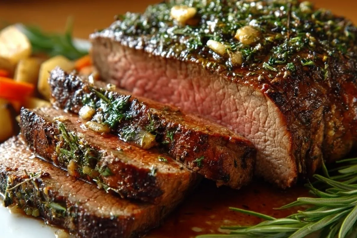 Rôti De Bœuf Aux Herbes Pour Noël