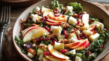 Salade DAutomne Aux Pommes Honeycrisp Et Feta