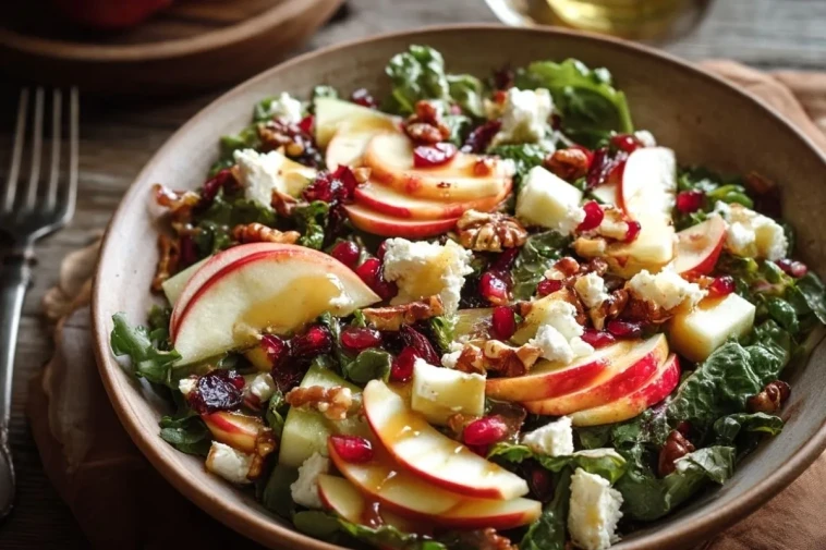 Salade DAutomne Aux Pommes Honeycrisp Et Feta