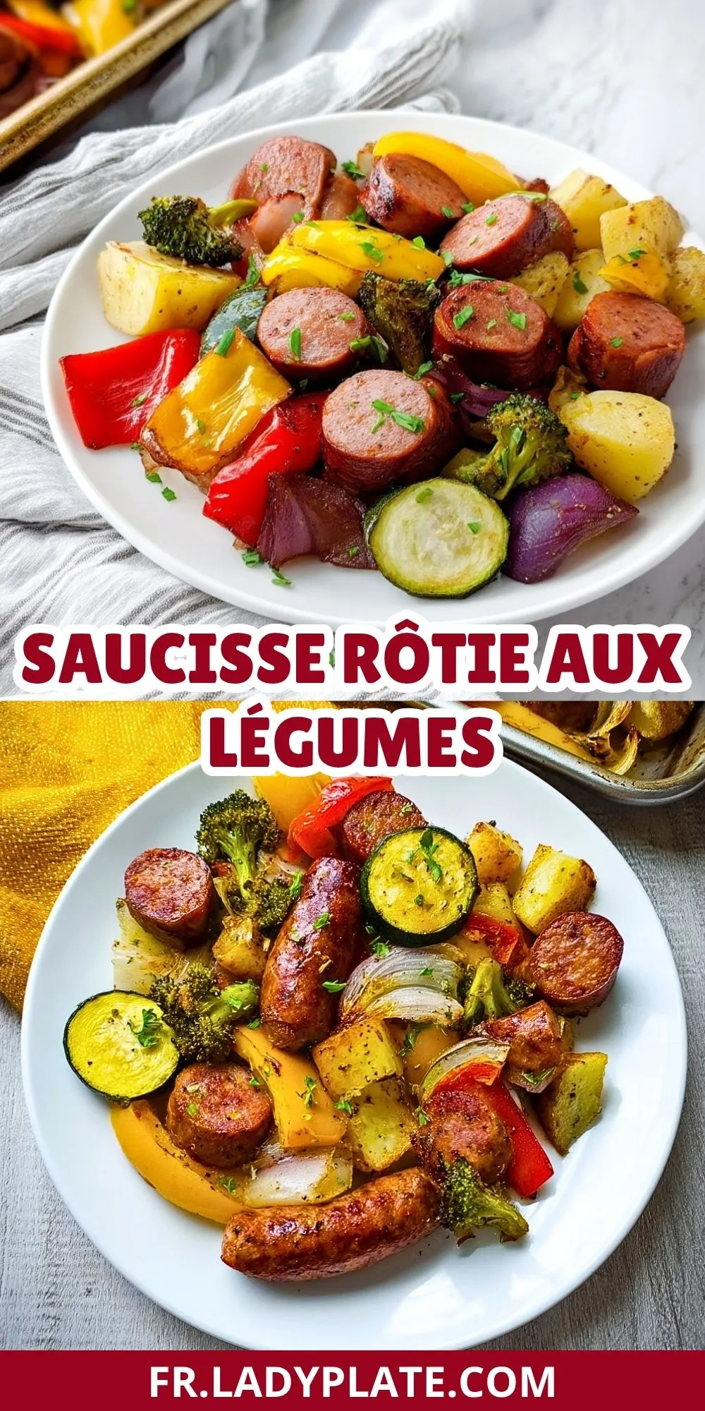 Saucisse Rôtie aux Légumes (2)