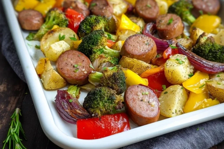 Saucisse Rôtie aux Légumes
