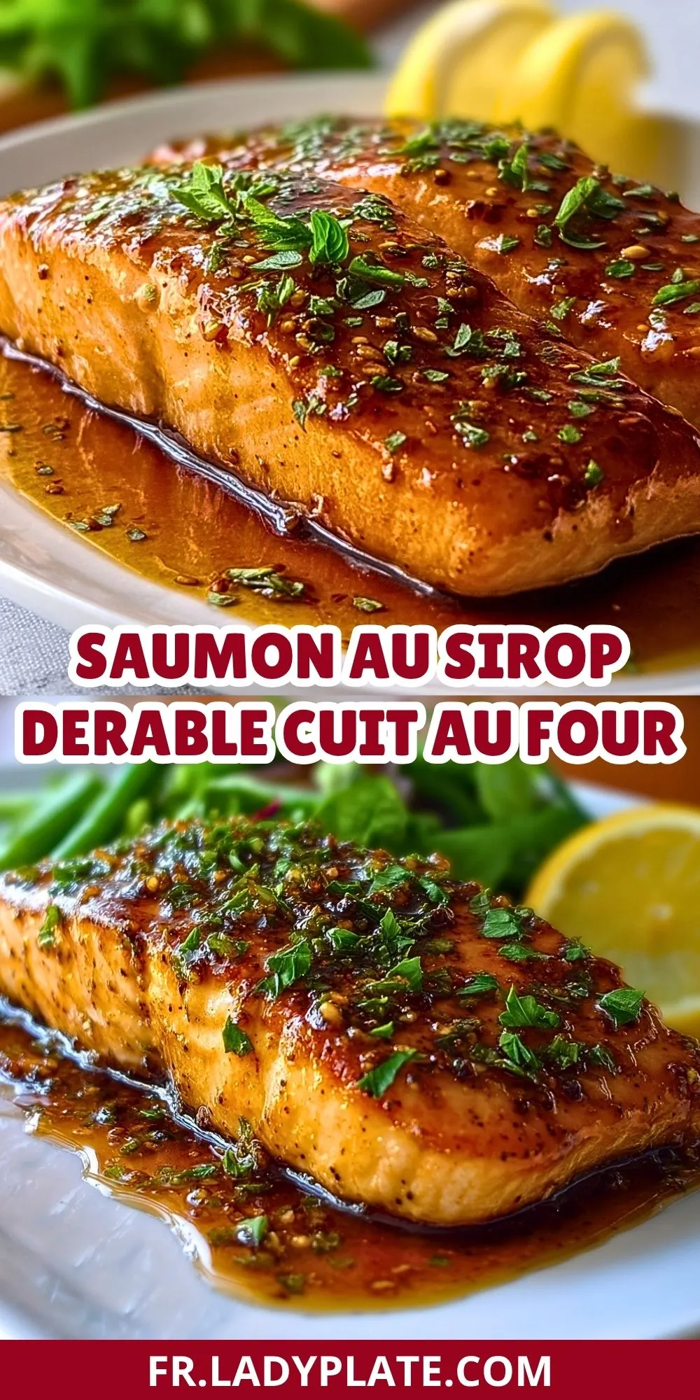 Saumon Au Sirop DErable Cuit Au Four (2)