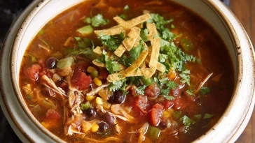 Soupe Tortilla au Poulet en Cocotte