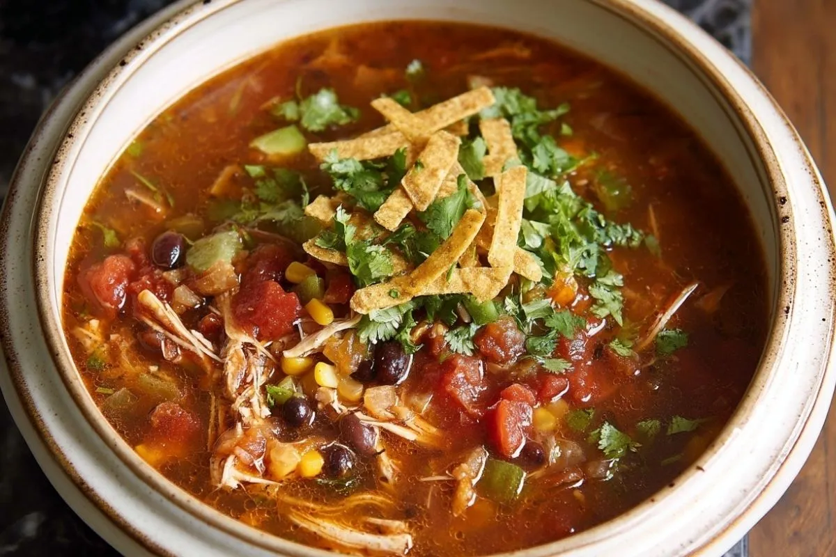 Soupe Tortilla au Poulet en Cocotte