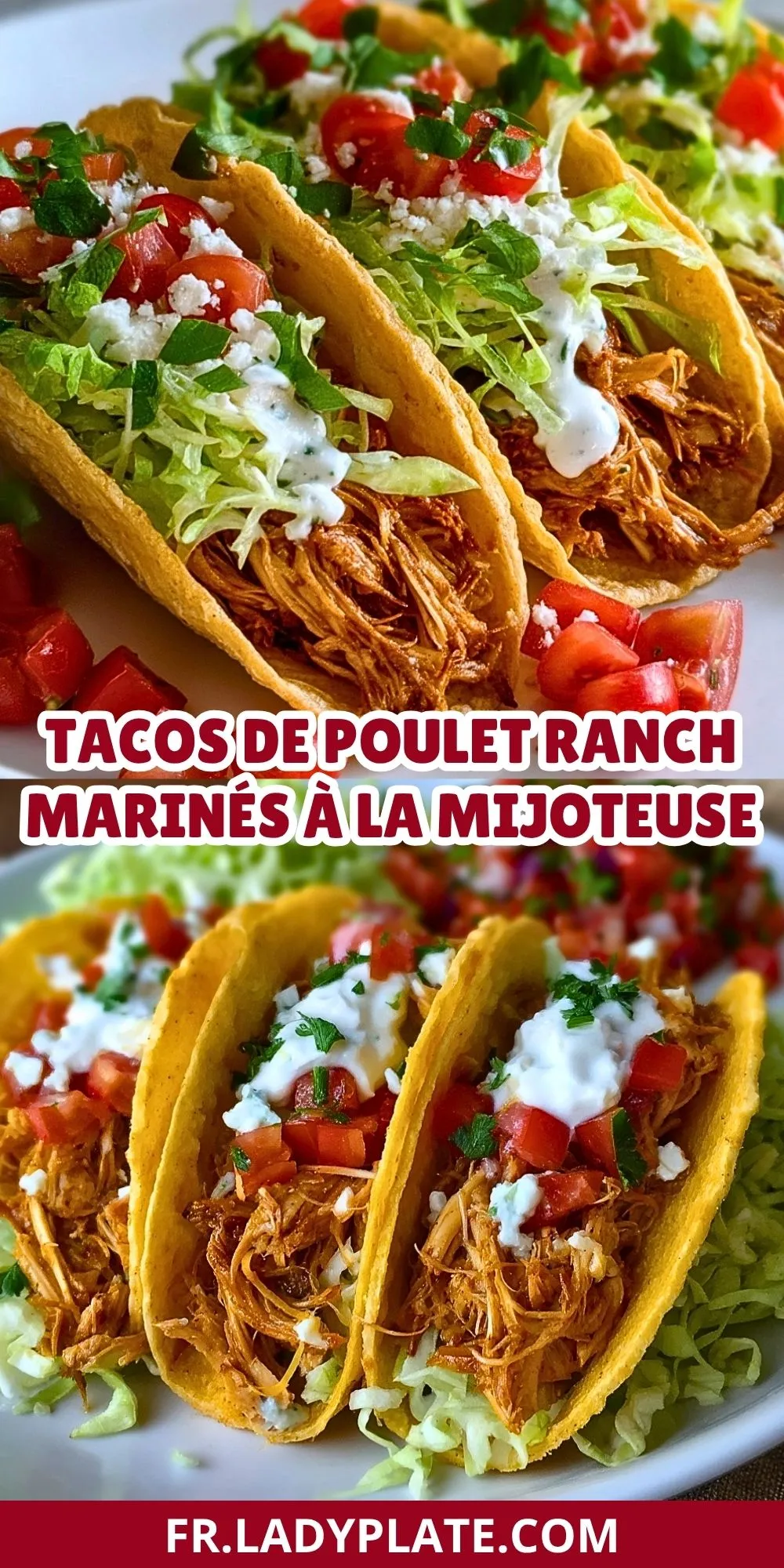 Tacos De Poulet Ranch Marinés À La Mijoteuse (3)